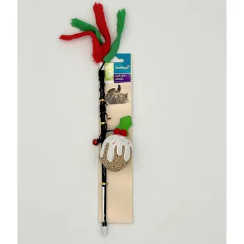 Hračka pro kočku ZooRoyal vánoční udice pro kočky