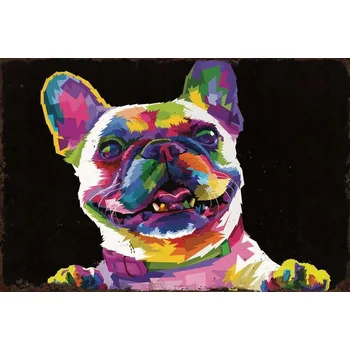 Obraz Cedule Dog color