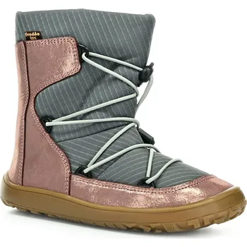 Dívčí zimní obuv Froddo G3160251-11 Grey/Pink zimní barefoot boty Velikost boty (EU): 25, Vnitřní délka boty: 160, Vnitřní šířka boty: 65
