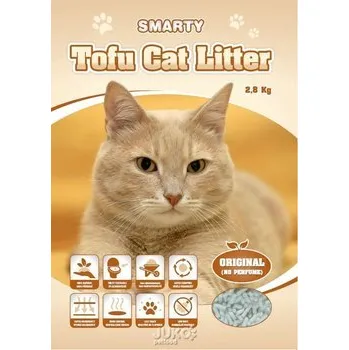 Smarty Tofu Cat Litter 6lt. Velikost: 2,8 kg / 6 l, Provedení: Bez vůně