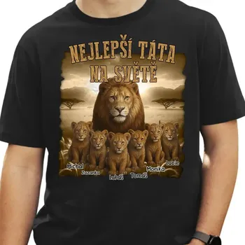 Pánské oblečení Tričko - Nejlepší táta na světě 12 Tričko / Růžová / 2XL