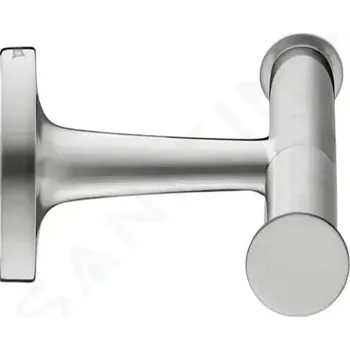 Duravit Starck T Dvojitý držák toaletního papíru, kartáčovaný nerez, 0099387000