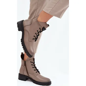 Dámské kozačky Zateplené dámské kotníkové boty na klínu Vinceza 58609 Barva: Stříbrná, Velikost: 39