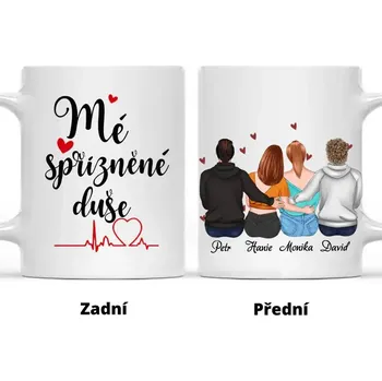 Hrnek - Nejlepší kamarádka 15 - až 4 kamarádky Bílá