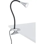 svítidlo TRIO Viper lampa s klipem LED 3W/260lm 3000K stříbrná