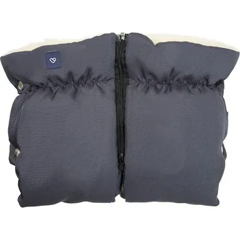 Příslušenství pro přepravu dětí Zaffiro rukávník Graphite z ovčí vlny – hřejivé ruce i v mrazu