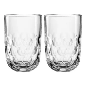 LEONARDO Sklenice na Latte Macchiato GOCCE 380 ml – 1. varianta, sada 2 ks