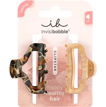 Invisibobble CLIPSTAR M Golden Roar 2pcs