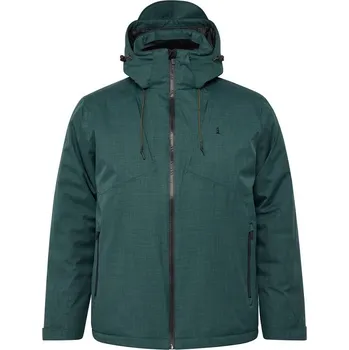 Pánská zimní bunda North 53153 tmavě zelená s kapucí 5XL - 8XL vodní sloupec 3000 mm NORTH - 8XL