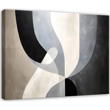 Obraz OBRAZ ABSTRAKCE MODERNÍ DO LOŽNICE OBÝVÁKU KUCHYNĚ NA PLÁTNĚ 40x30