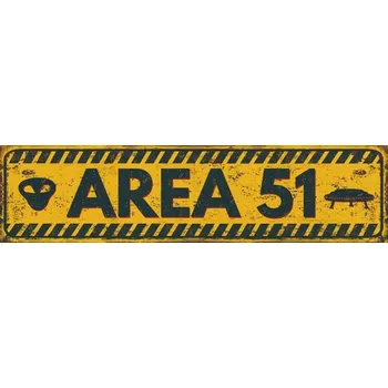 Obraz Cedule Area 51