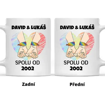 Hrnek - Spolu od 2020 - LGBTQ+ Černá