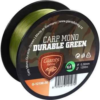 Giants Fishing Vlasec Carp Mono Gaube Green - 0,35 mm 7,5 kg 1200m