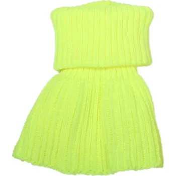 Čepice Pletex 239 dětský pletený nákrčník Barva: 22. neon žlutá, Velikost: UNI