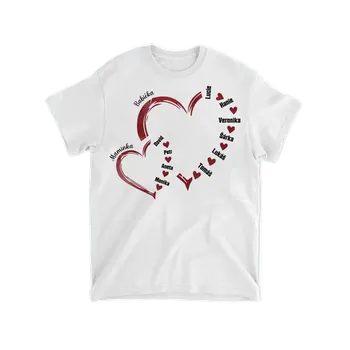 Pánské tričko Tričko - Nejlepší maminka a babička na světě - až 8 dětí Tričko / Bílá / XL