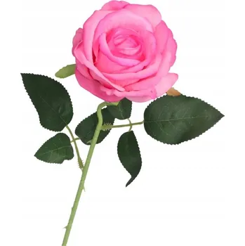 umělá květina SAMETOVÁ RŮŽE JAKO ŽIVÁ UMĚLÉ KVĚTY RŮŽE 50CM