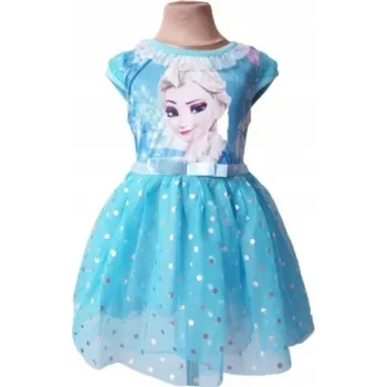 Dámské šaty Šaty Elsa Elza Ledové Království modré 3T PL