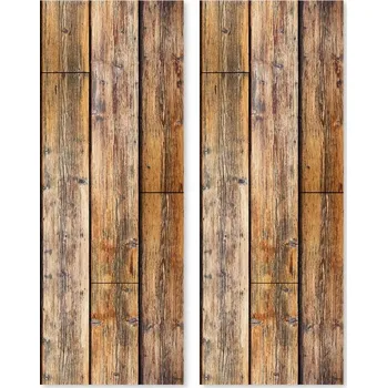 Obklad Samolepicí 3D obkladové panely na stěnu – Vzor dřevo, rustikální prkna, 10 Ks PVC