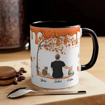 Hrnek - Moji mazlíčci přátelé 2 - Až 2 mazlíčků Modrá