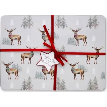 prostírání City Look, Anglie CL - Vánoční korkové prostírání JELEN 4 ks - 30*22 cm