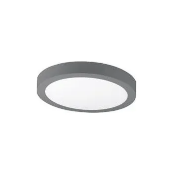 Žárovka sv.KOH DISC SURFACE přisazené LED 8W 360lm 3000K kruh 400 šedá