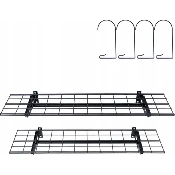 police Garážová police 2ks 1220x312x115MM Maximální nosnost 90,7KG na polici