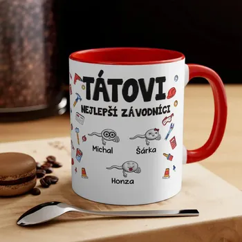 Hrnek - Tátovi nejlepší závodníci - Až 4 dětí Bílá