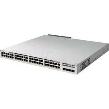 Síťový prvek Cisco Catalyst 9300L - Network Advantage - přepínač - L3 - řízený - 48 x 10 100 1000 (PoE+) + 4 x 1 Gigabit Ethernet SFP+ - Lze montovat do rozvaděče - PoE+ (890 W) - s 10 let Network Advantage