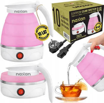 Rychlovarná konvice Rychlovarná konvice naxan ZB-6-P 600 W 0,6 l růžová