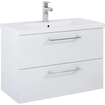 Koupelnový nábytek Roca Roma Compact skříňka pod umyvadlo 80x38,4x53 cm závěsná bílý lesk