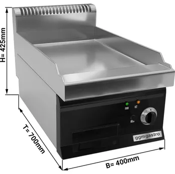Kuchyňský gril G.Gastro Elektrický gril - hladký (4 kW)