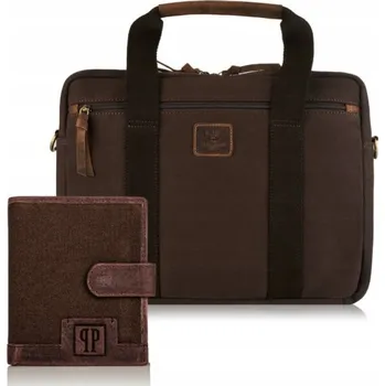 Paolo Peruzzi taška na notebook CANVAS bez vzoru