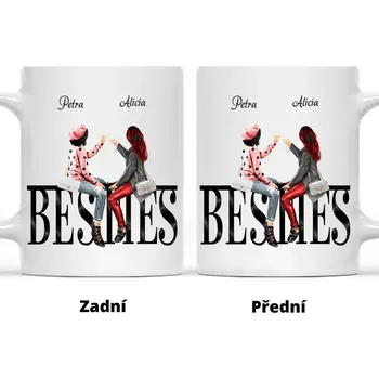 Hrnek - Besties Bílá