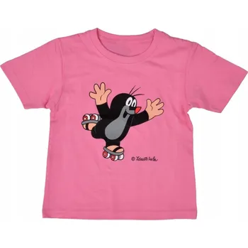 Dívčí tričko KRECIK Dívčí tričko s krátkým rukávem, velikost 86-94