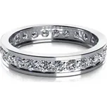 Couple, Zářivý prsten Mira v bílém zlatě se zirkony, vel. 61, prům. 19.4 mm, 585-68-1-0233.1B00.0.61.001