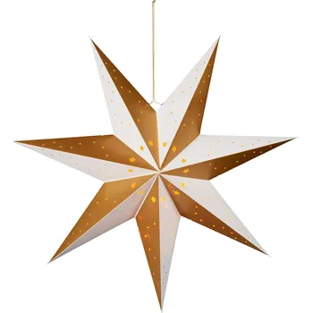 Vánoční dekorace LIVARNO home Vánoční LED hvězda (krémová bílá / zlatá)