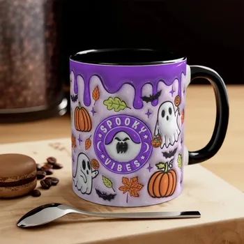 Hrnek - Halloween 2 Bílá