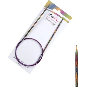 Jehlice KnitPro Symfonie kruhové fixní jehlice 3mm 80cm (KnitPro Symfonie kruhové jehlice 3mm 80cm)