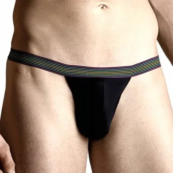 Kalhotky SoftLine Slipy Tanga černé, velikost M/L