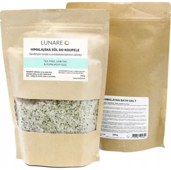 Himalájská koupelová sůl - Tea Tree, Limetka & Pupalkový olej