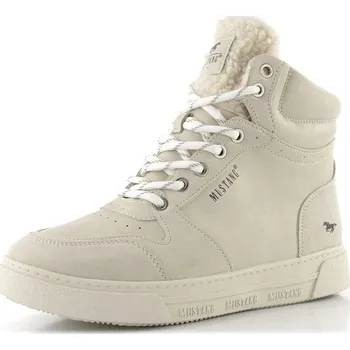 Dámské kozačky Mustang šněrovací kotník white 15M0212005 - 37 | P698849