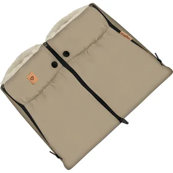 Příslušenství pro přepravu dětí Rukávník na kočárek Zaffiro Beige – ovčí vlna, pohodlí v zimě