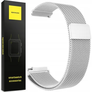 Řemínek na hodinky Řemínek Spacecase pro Huawei, stříbrný