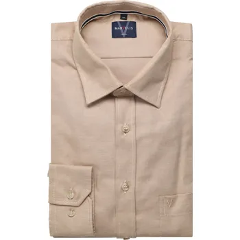 Pánská košile Marvelis pánská casual košile 602484 21 Béžová XXL