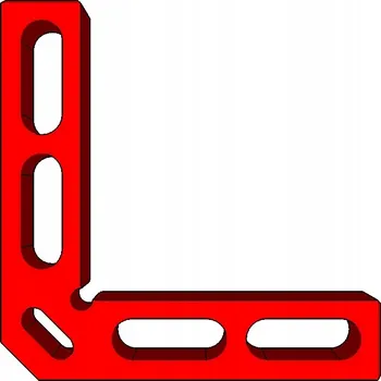 Úhloměr Truhlářský úhelník montážní 200x200mm robustní