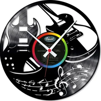 Hodiny Nástěnné hodiny LP deska - KYTARY