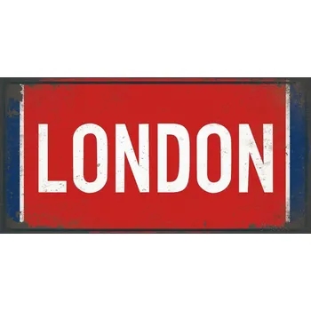 Obraz Plechová cedule London