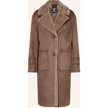 Dámský kabát Fuchs Schmitt Dámský Kabát Z Umělé Kožešiny, hnědá, 38