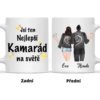 Hrnek - Nejlepší Kamarád Červená