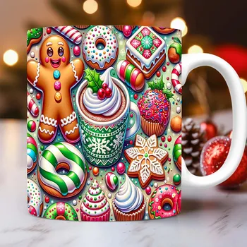 Hrnek - Vánoce 3 Černá